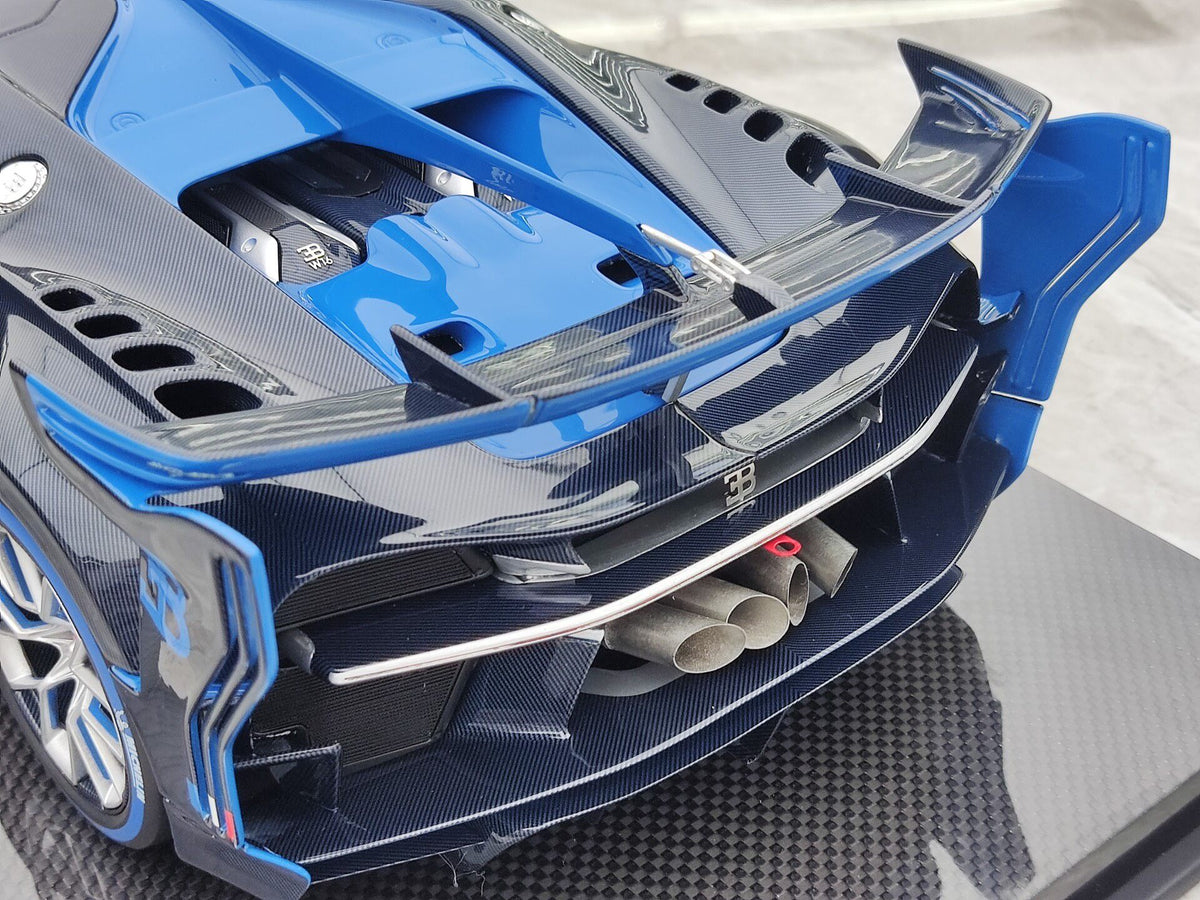 Scale Model RUNNER Bugatti Vision Gran Tu Turismo RNR 021 1:12 Blue - immagine 8