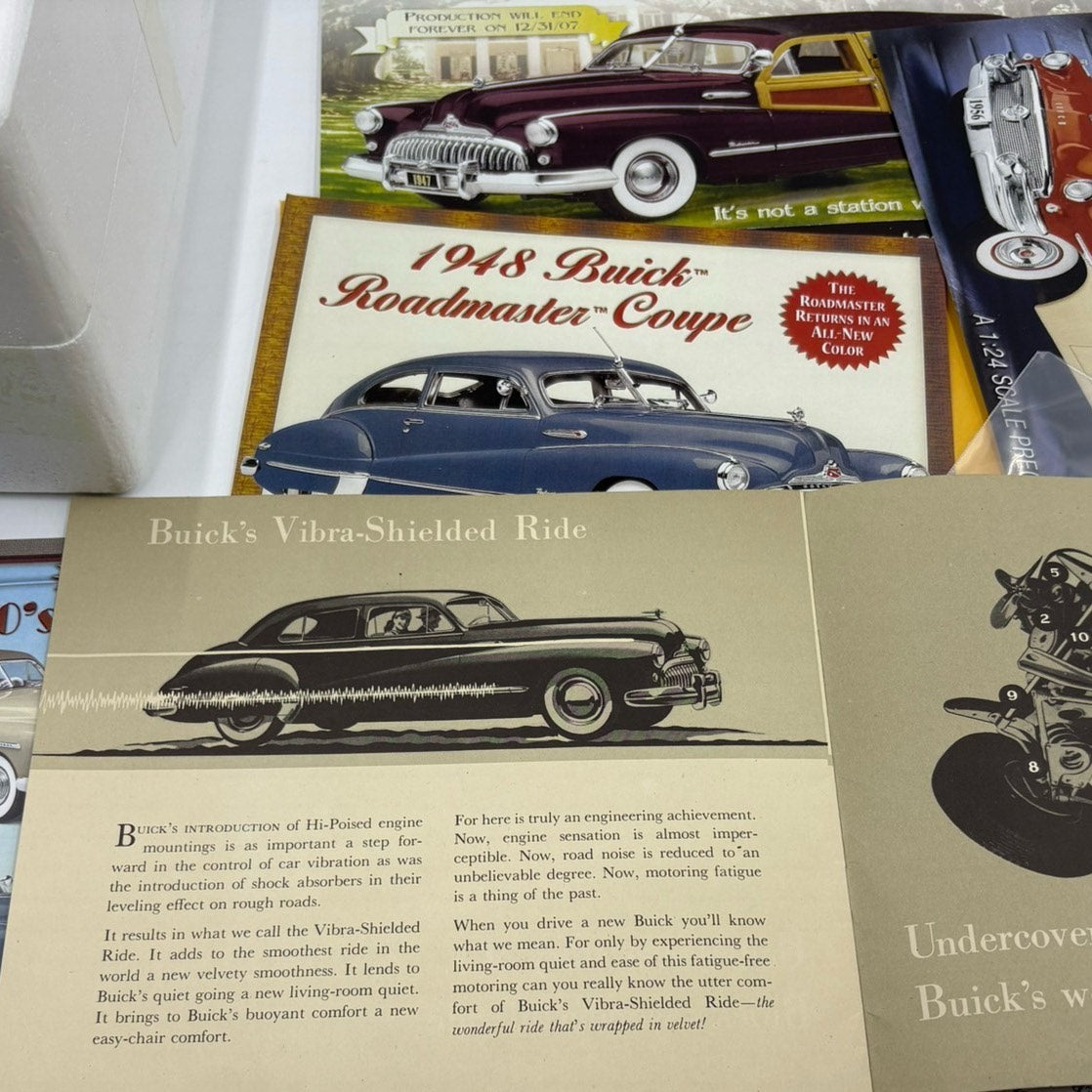 Scale Model MBI Danbury Buick Roadmaster Coupe Honolulu 1 24 1:24 Blue - immagine 8