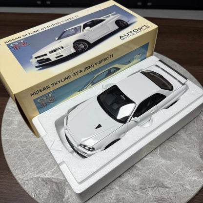 AUTOart Nissan R34 GT-R V-Spec 1:18 Alloy Model image 8