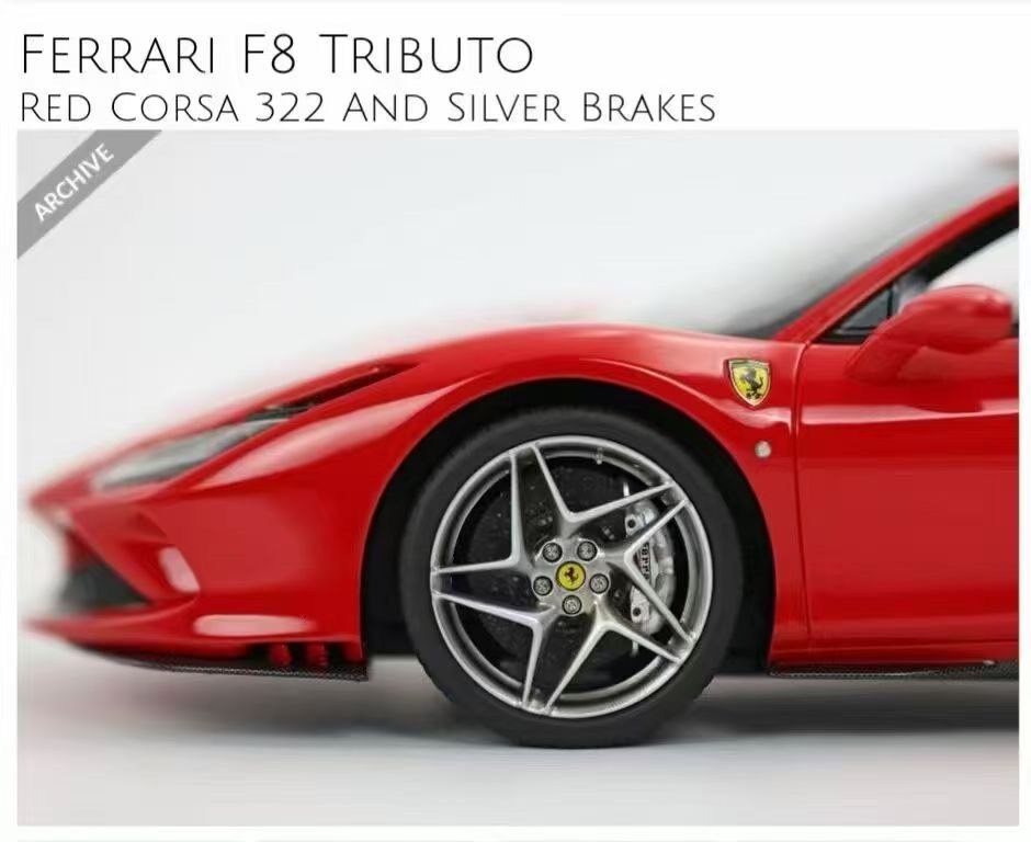 BBR Ferrari F8 Tributo 1:18 - immagine 8