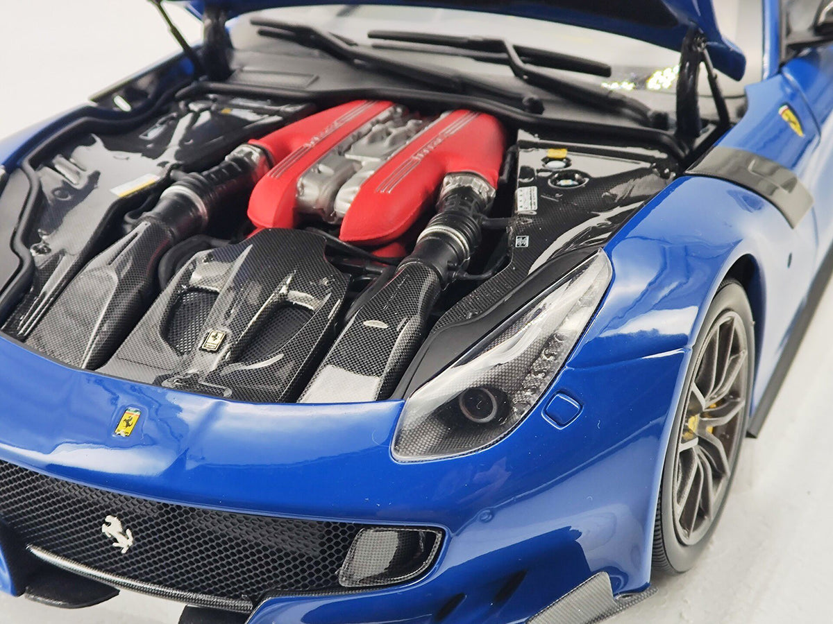 BBR Ferrarif 12 tdf 182107 1:18 Blue - immagine 8