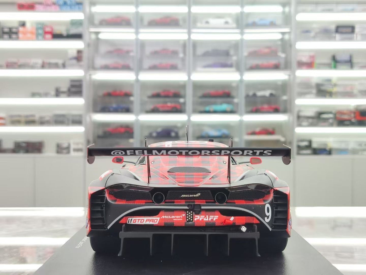 TopSpeed McLaren 720S Evo Pfaff Motorsports Plaid 1:18 - immagine 8