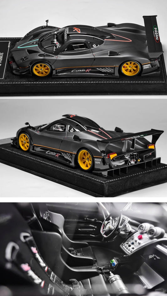 HH 1/18 Pagani Zonda R / Zonda Revolución Matte Black Resin Model