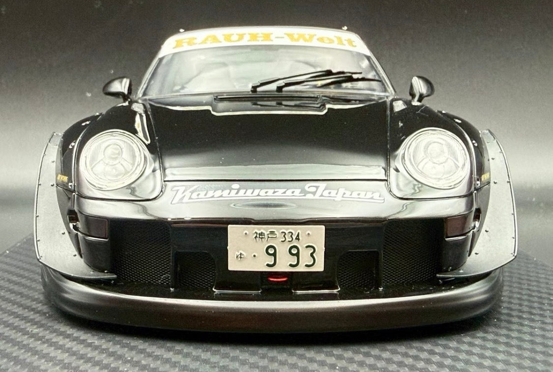 Ignition Model Porsche 911 (993) RWB Black 1/18 Resin Model