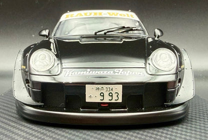 Ignition Model Porsche 911 (993) RWB Black 1/18 Resin Model