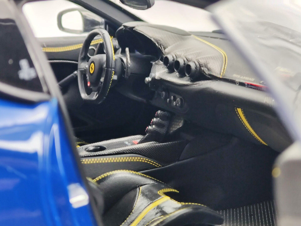 BBR Ferrarif 12 tdf 182107 1:18 Blue - immagine 9