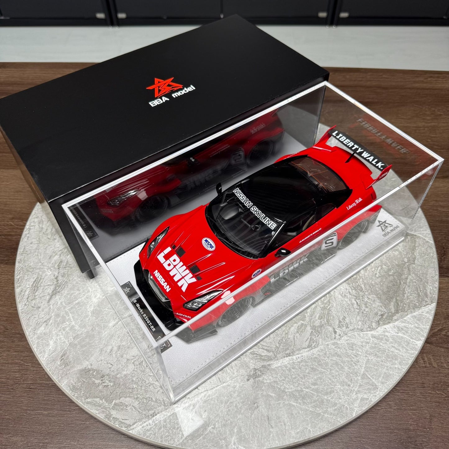BBA Model Nissan GT-R 35GT-RR L 1:18 Resin Model image 9