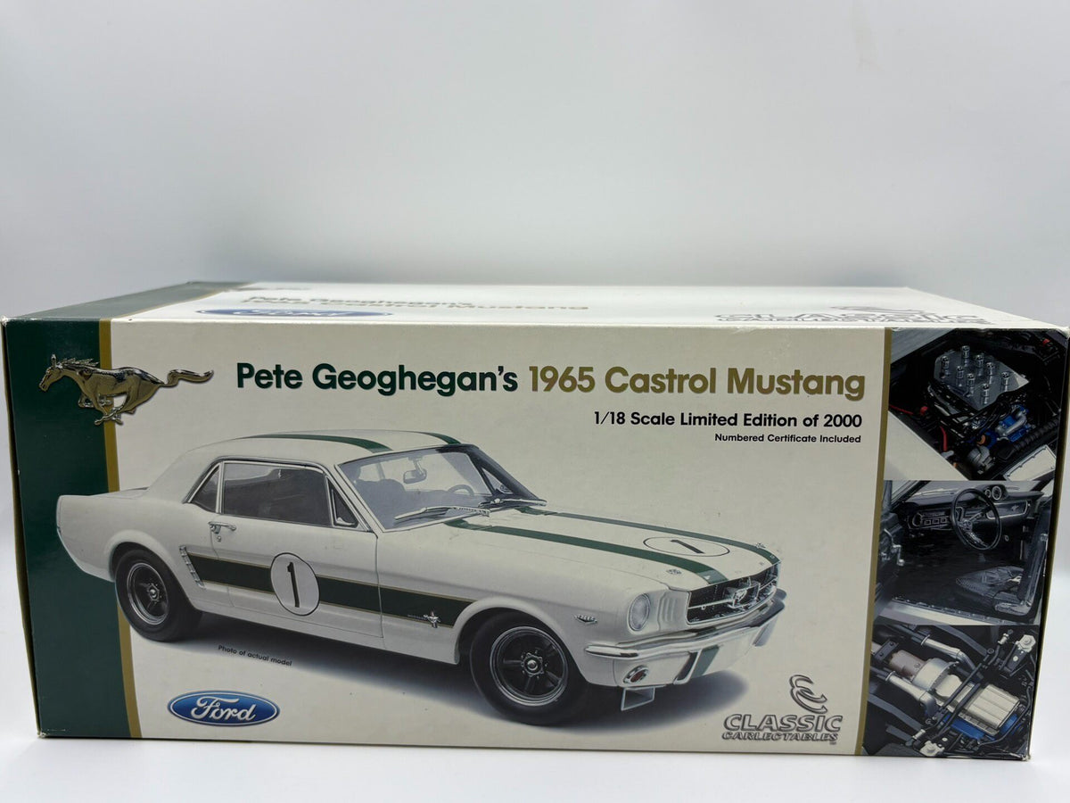 AR Classic Carlectables CC 1965 Ford Mustang castrol 1:18 - immagine 9