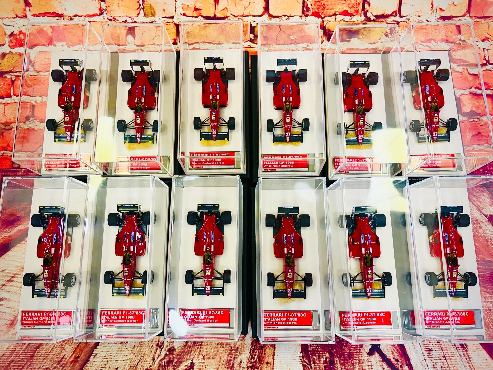 Tameo Ferrari F1 87/88C 1:43 Alloy Model image 9