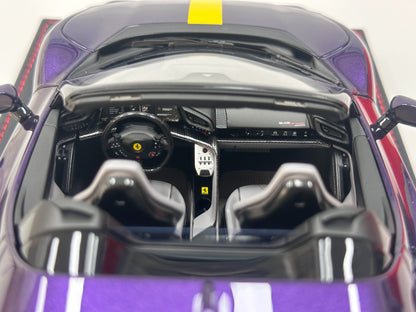BBR Ferrari 849 Testarossa Sp Spider 1:18 Purple - immagine 9