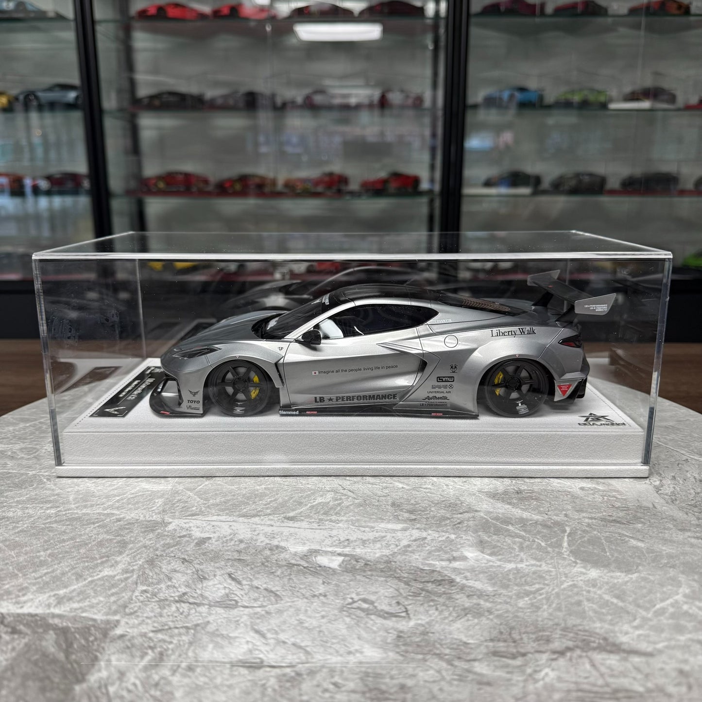 BBA Model Chevrolet Corvette C8 LB 1:18 Resin Model image 9