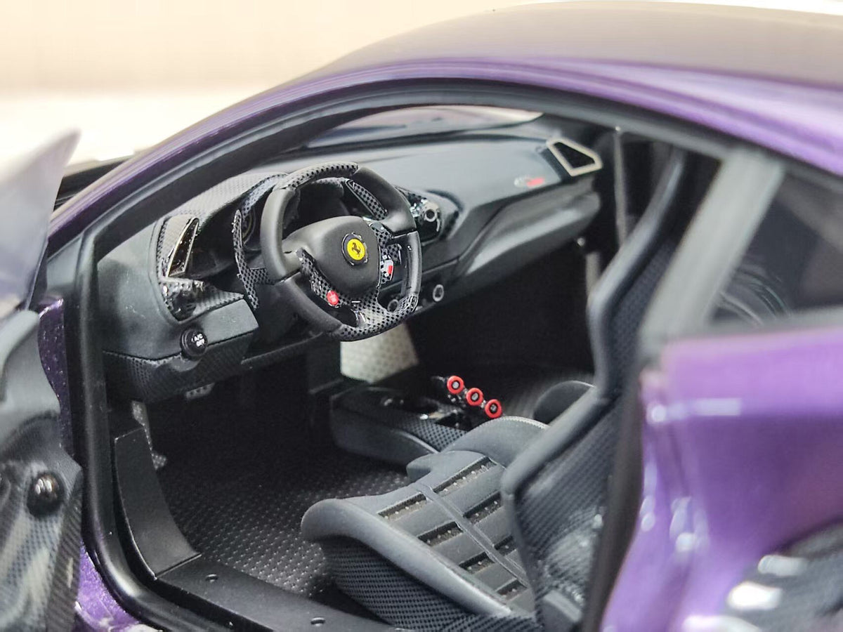 DM Pro Ferrari 488P 1:18 Purple - immagine 9