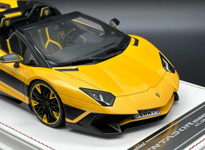 Davis&Giovanni 1/18 lamborghini aventador lp750-sv pearl yellow – limited to 8 pcs