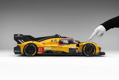 Amalgam 1:8 Ferrari 499P Le Mans Winner Full-Open Weathered Resin Model