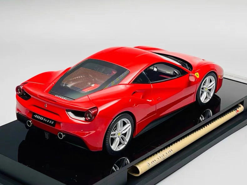 Amalgam 1/18 Ferrari 488 GTB Resin Model