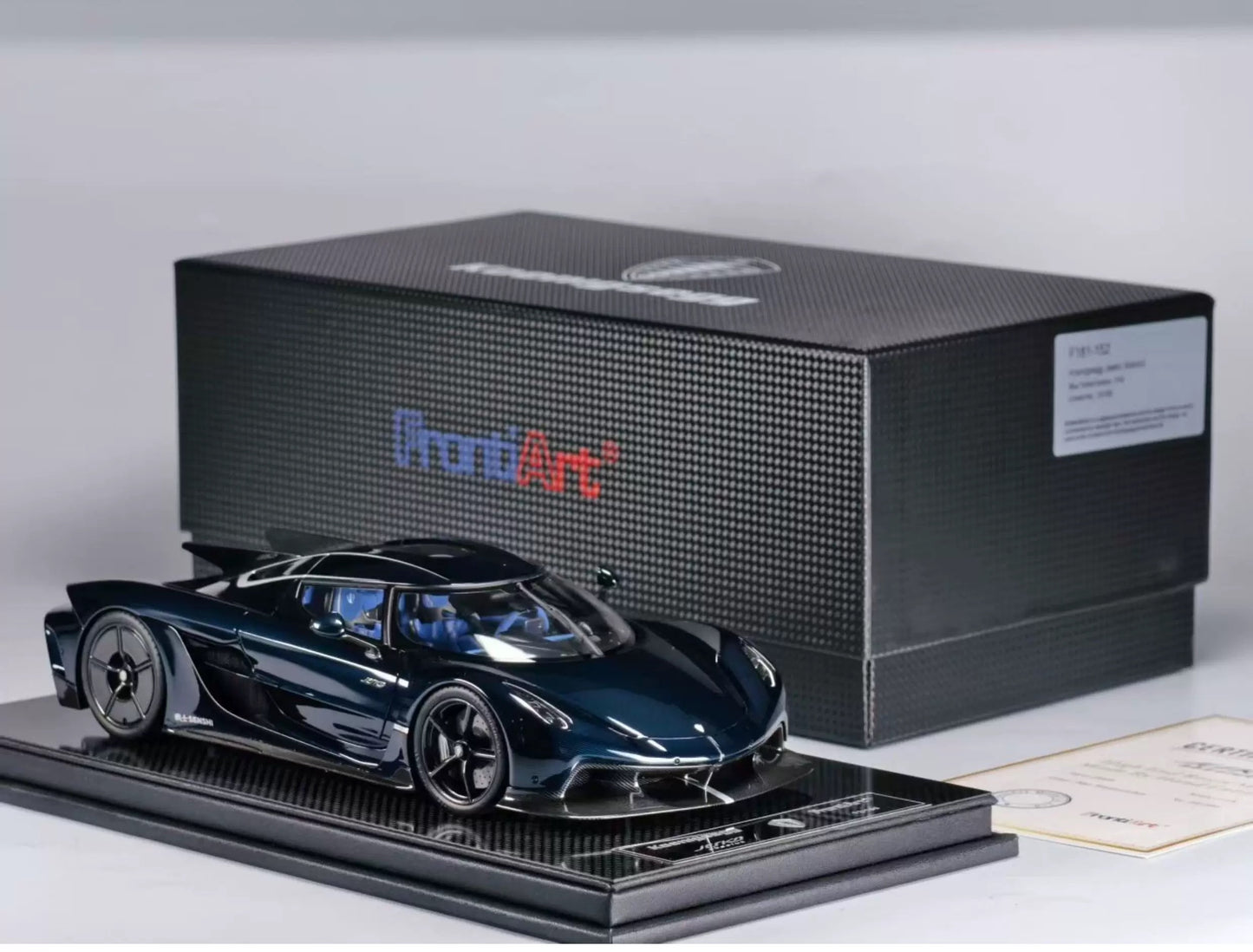 Frontiart 1/18 Koenigsegg Jesko Dark Blue Resin Model