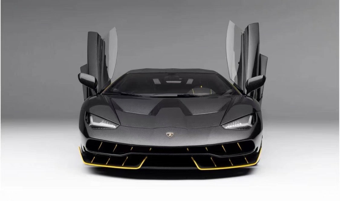Amalgam 1/8 Lamborghini Centenario LP770-4 Roadster Black Carbon Limited #11