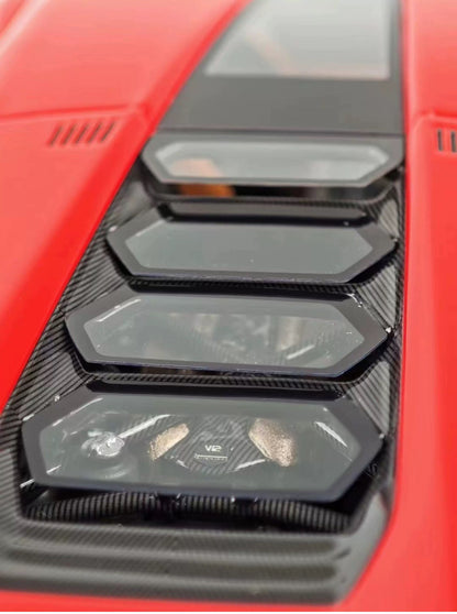 MR 1/18 Lamborghini Countach LPI 800-4 Red Resin Model