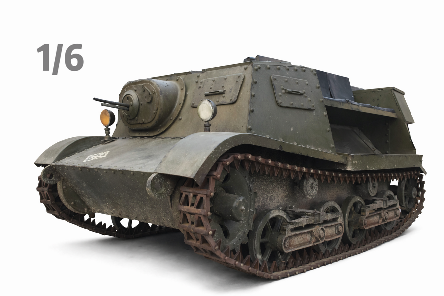 1/6 Scale WWII Soviet T20 Armored Tractor Custom Display Model
