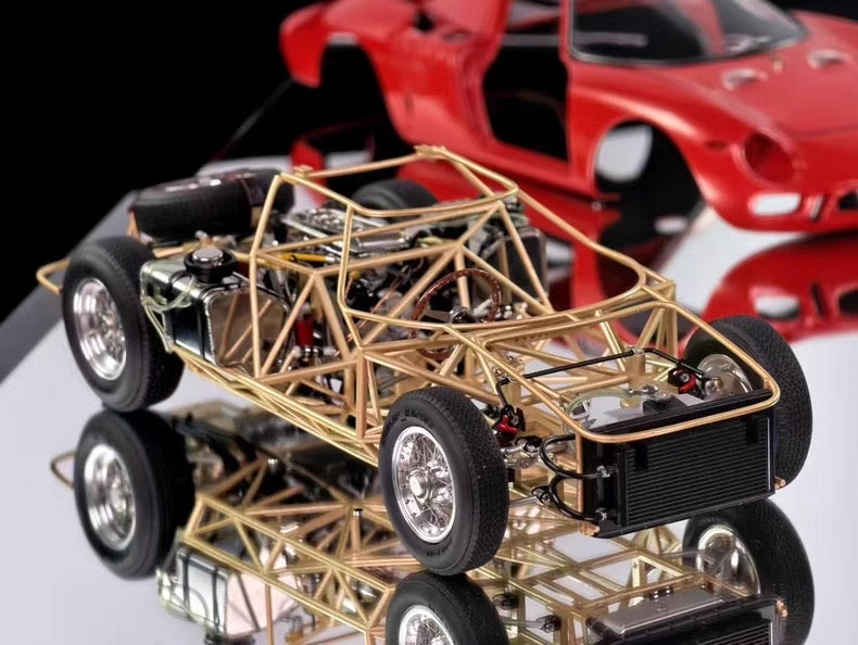 CMC 1/18 Ferrari 250 GTO M-269 Skeleton & Body Set | Diecast Model | Collector Grade
