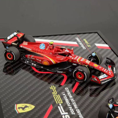 BBR 1/43 Ferrari SF-24 Monaco GP 2024 Winner & 3rd Place Set