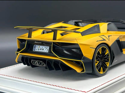 Davis&Giovanni 1/18 lamborghini aventador lp750-sv pearl yellow – limited to 8 pcs