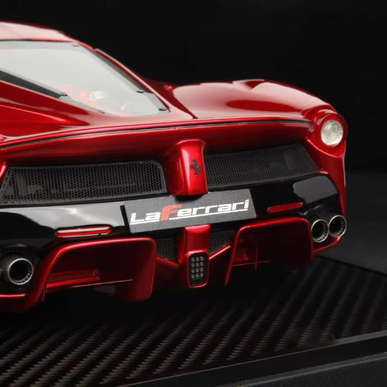BBR 1/12 Ferrari LaFerrari Volcano Red Resin Model