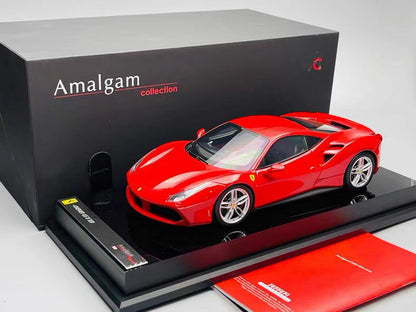 Amalgam 1/18 Ferrari 488 GTB Resin Model