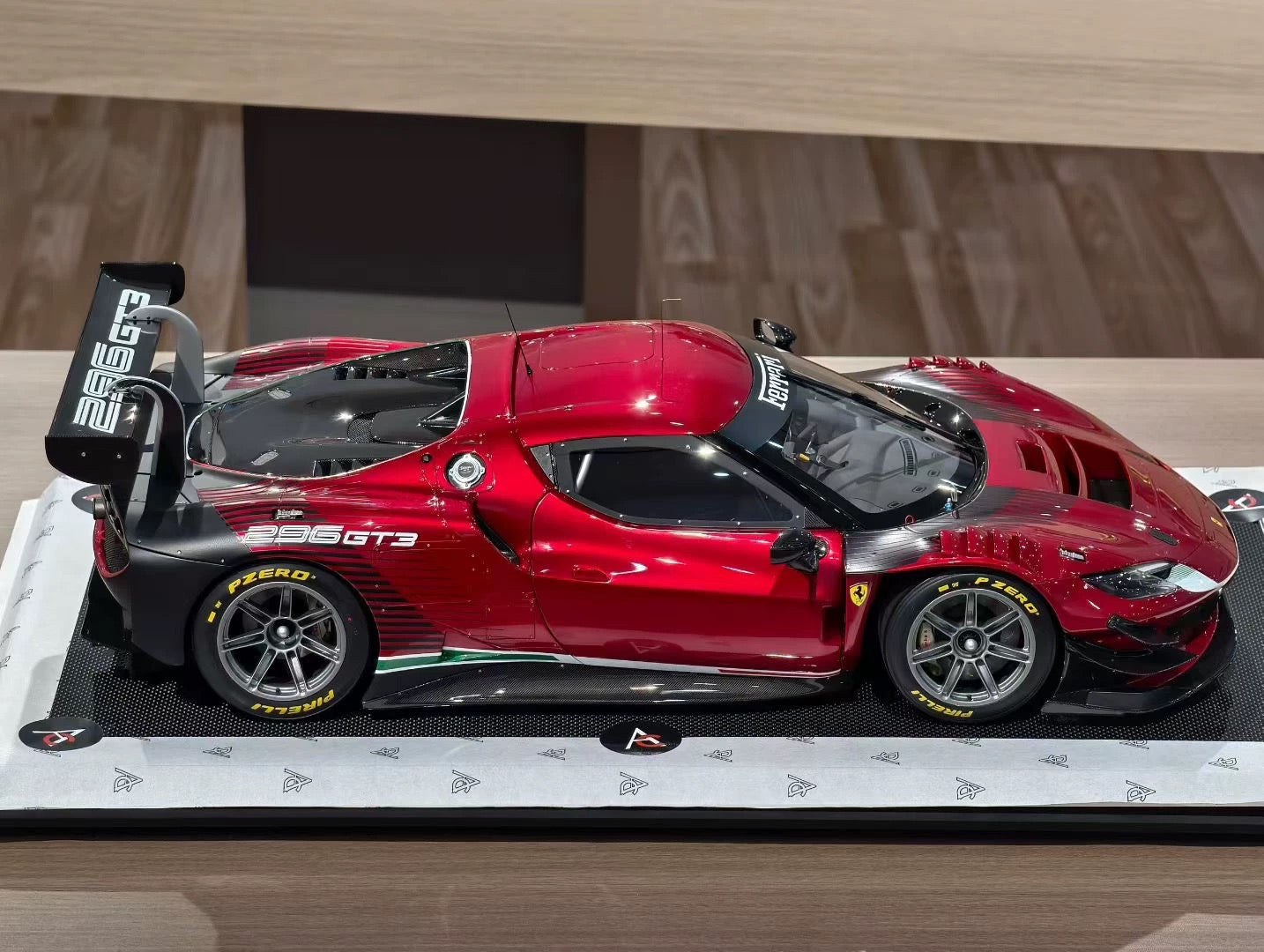 Amalgam 1/8 Ferrari 296 GT3 Resin Model
