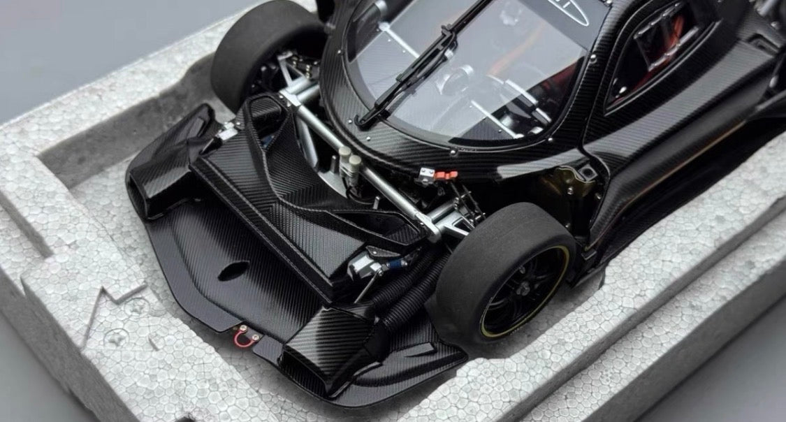 AUTOart 1/18 Pagani Zonda Revolution Carbon Black Diecast Model