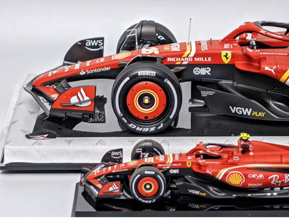Amalgam 1/8 Ferrari SF-24 Formula 1 Resin Model – Charles Leclerc