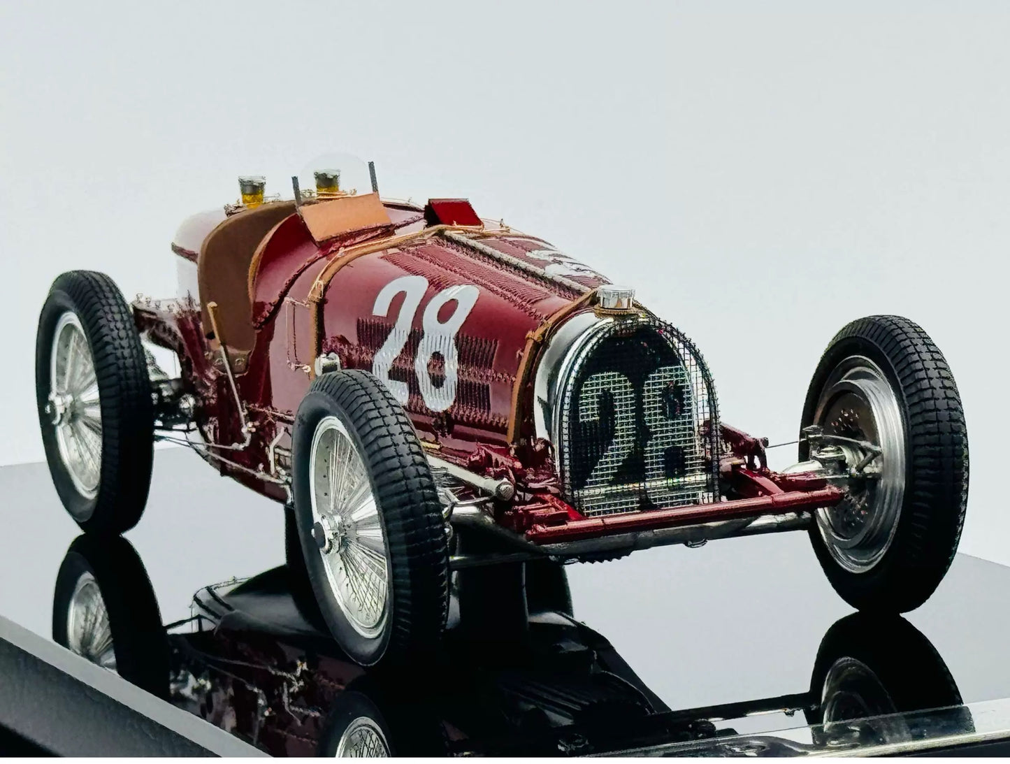 Amalgam 1/18 Bugatti Type 59 1934 Monaco Grand Prix Resin Model