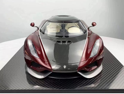 Frontiart 1:8 Koenigsegg Regera Carbon Wine Red Resin Model Limited 50