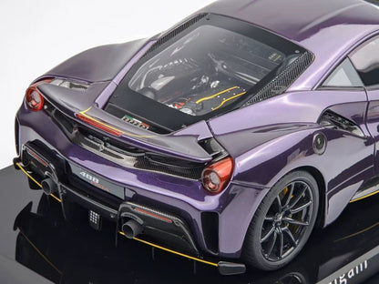 Amalgam 1/18 Ferrari 488 Pista Viola Resin Model