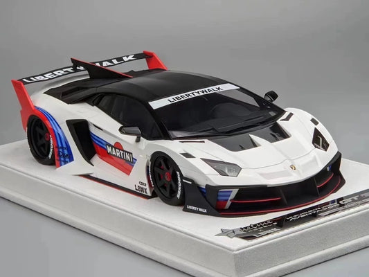 FuelMe 1/18 Lamborghini Aventador 700GT EVO Resin Model – Martini Racing Livery