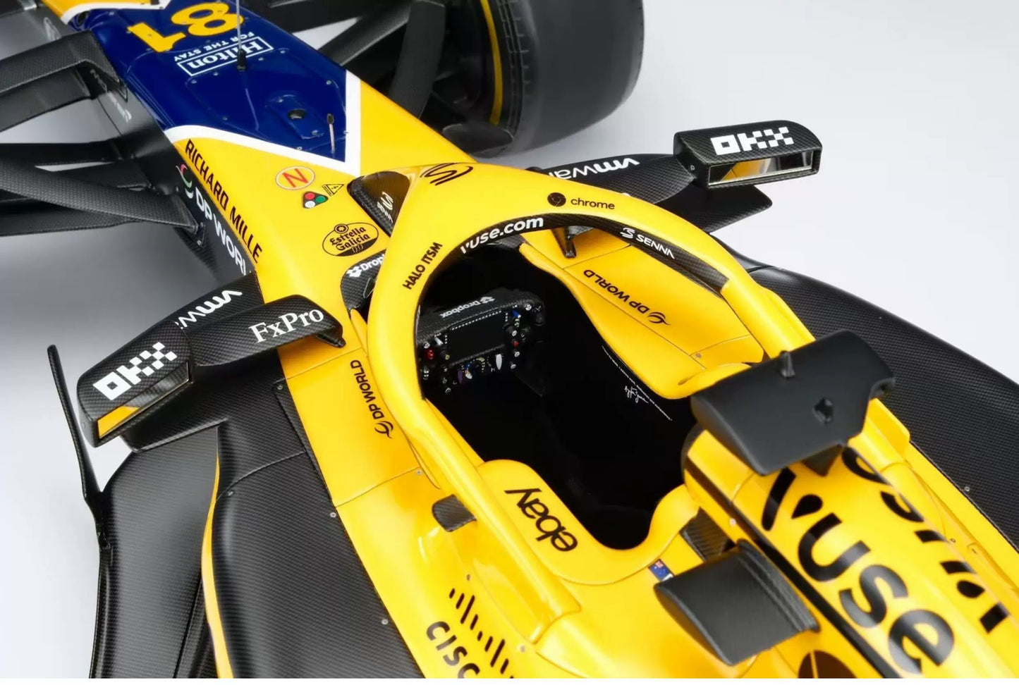 Amalgam 1/8 McLaren MCL38 Formula 1 Resin Model – 2024 Monaco Grand Prix