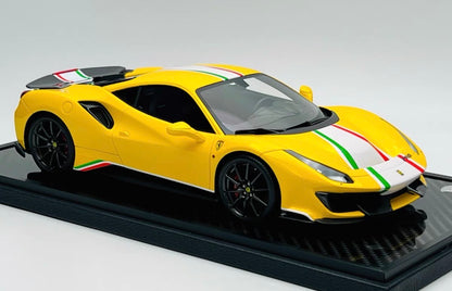 BBR 1/18 Ferrari 488 Pista Yellow Limited Edition