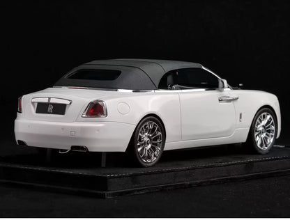 HH 1/18 Rolls-Royce Dawn White & Black Two-Tone Resin Model