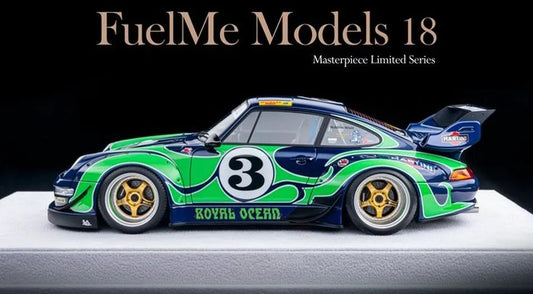 FuelMe 1/18 Porsche 911 (993) RWB Martini Livery Limited Edition 59 Pcs
