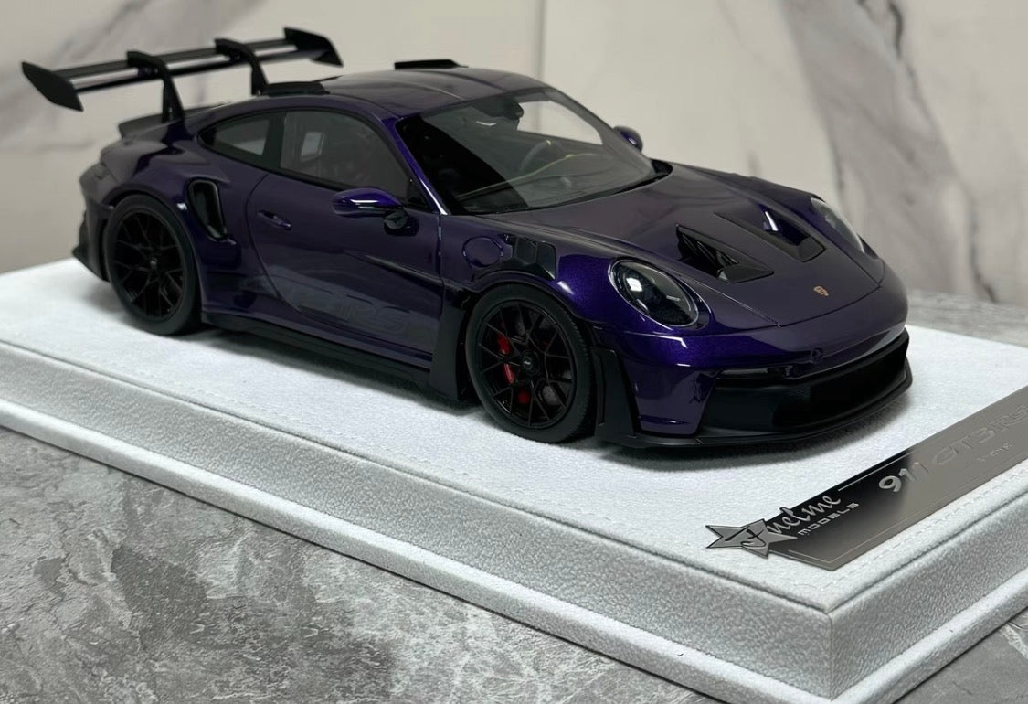 FuelMe Porsche 911 GT3 RS 992 Amethyst Purple No.01/30 1/18 Resin Model