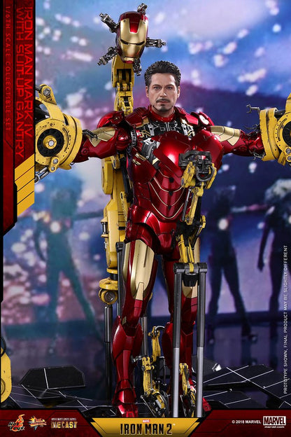 Hot Toys 1/6 Iron Man Mark IV with Suit-Up Gantry Diecast Set MMS462D22