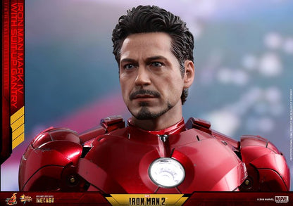 Hot Toys 1/6 Iron Man Mark IV with Suit-Up Gantry Diecast Set MMS462D22