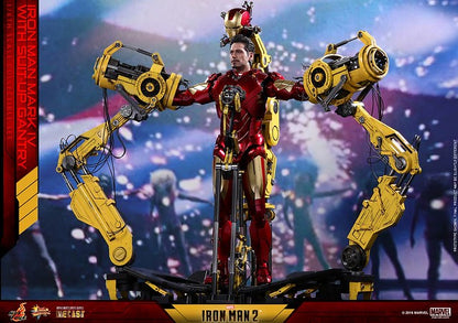 Hot Toys 1/6 Iron Man Mark IV with Suit-Up Gantry Diecast Set MMS462D22