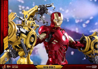 Hot Toys 1/6 Iron Man Mark IV with Suit-Up Gantry Diecast Set MMS462D22