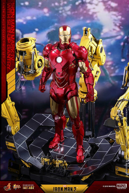 Hot Toys 1/6 Iron Man Mark IV with Suit-Up Gantry Diecast Set MMS462D22