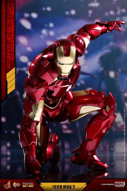 Hot Toys 1/6 Iron Man Mark IV with Suit-Up Gantry Diecast Set MMS462D22