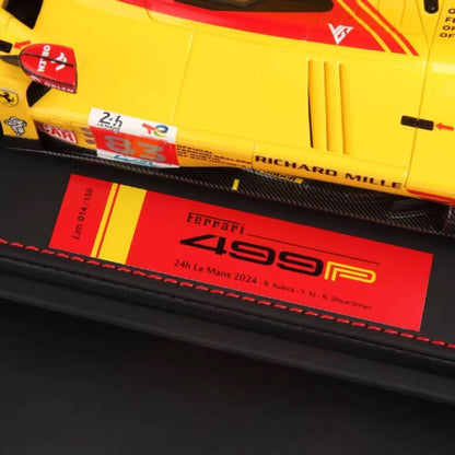 BBR 1/18 Ferrari 499P Le Mans 2024 No.83 Resin Model P18252C