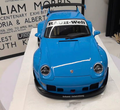 AUTOart 1/18 Porsche RWB 993 Blue Composite Model Limited Edition