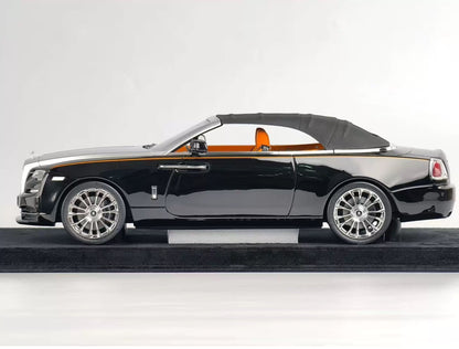 HH 1/18 Rolls-Royce Dawn Black & Silver Two-Tone Resin Model