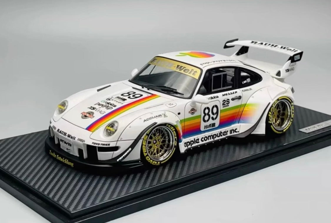 Ignition Model 1/18 Porsche RWB 964 Apple Racing #89